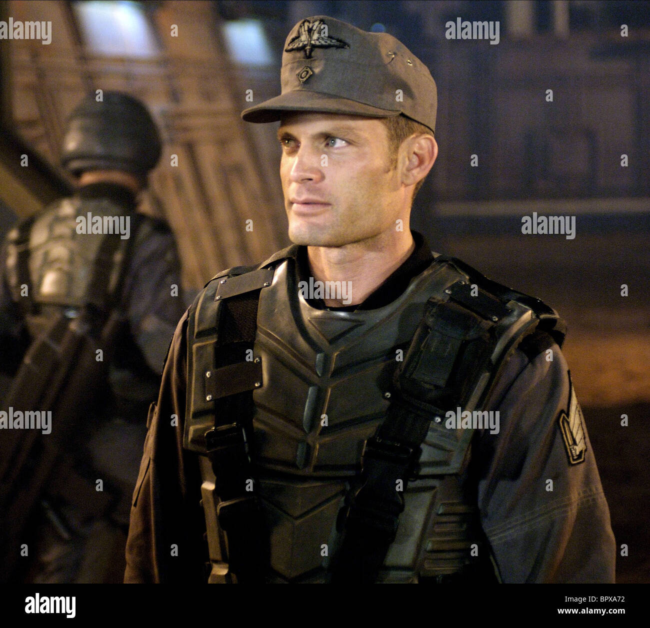 CASPER VAN DIEN STARSHIP TROOPERS 3: MARAUDER (2008 Stock Photo