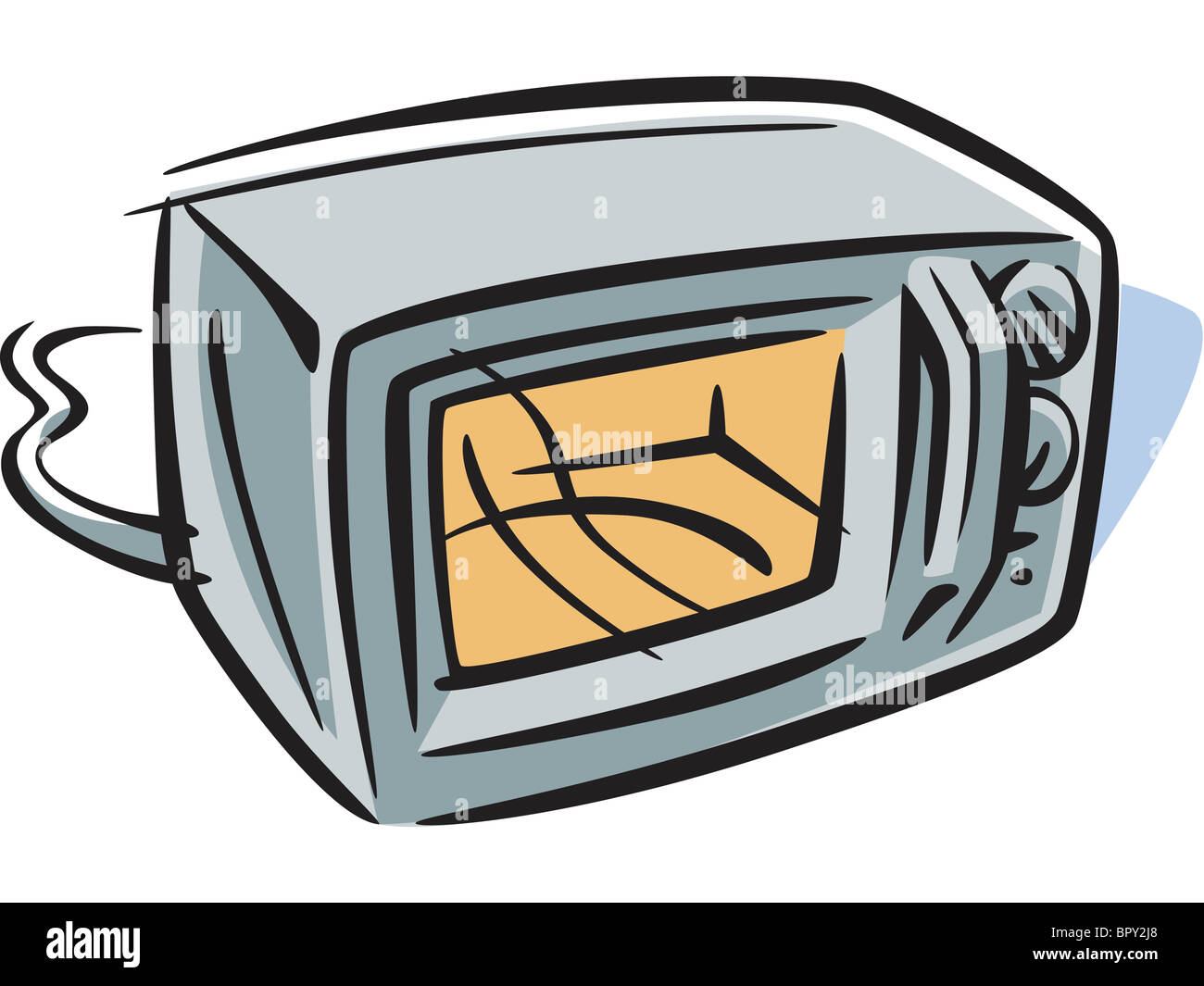Drawing of a microwave oven Stock Photo, Royalty Free Image 31327584