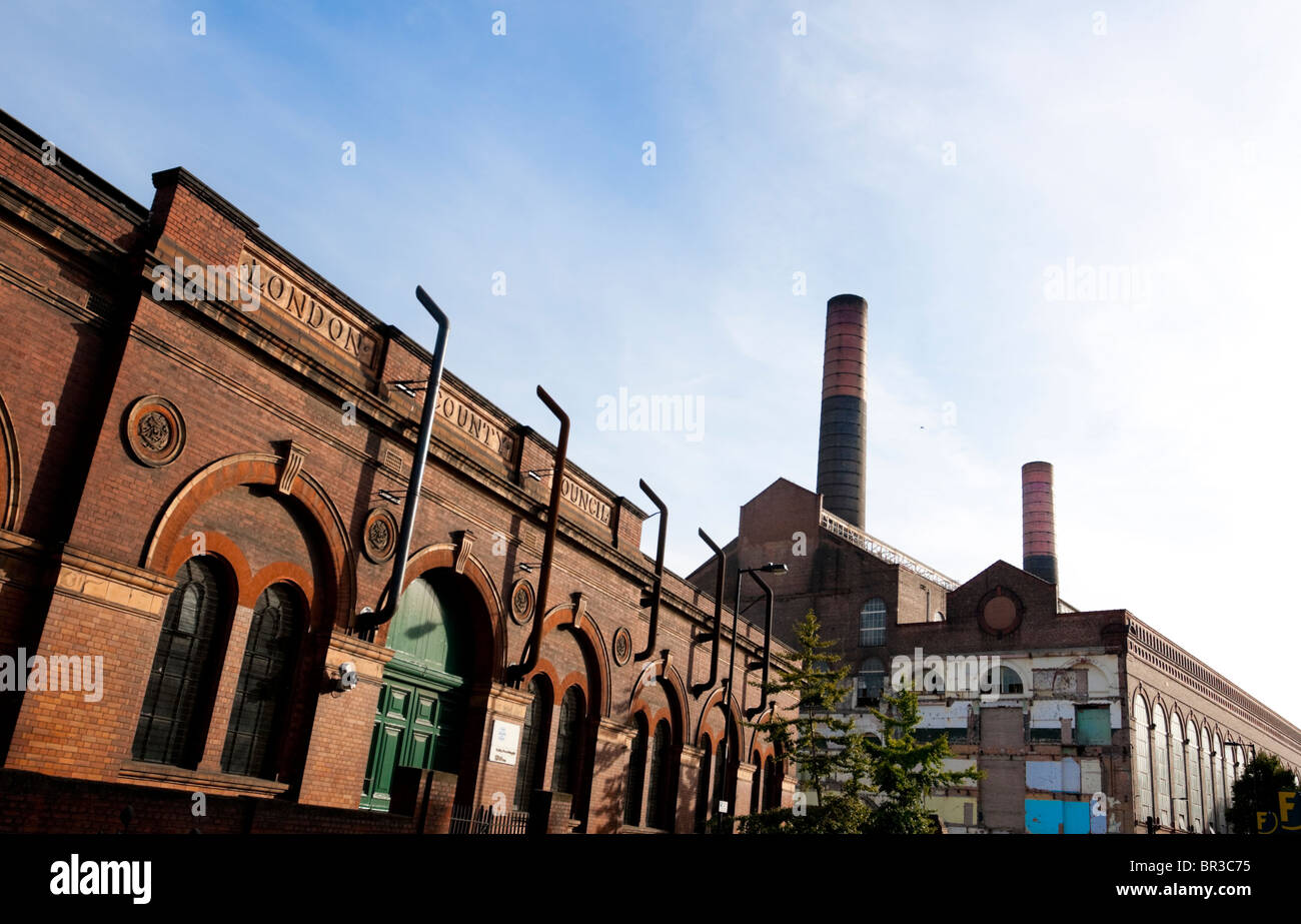 Old industrial area on Lots Road, Kensington, London, SW10, England