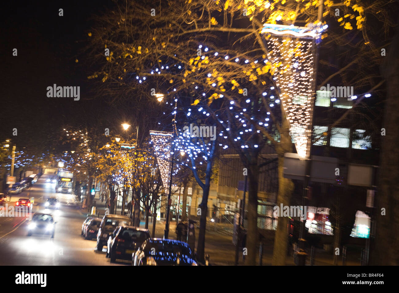 christmas lights cheltenham gloucestershire uk stock christmas lights cheltenham gloucestershire uk stock