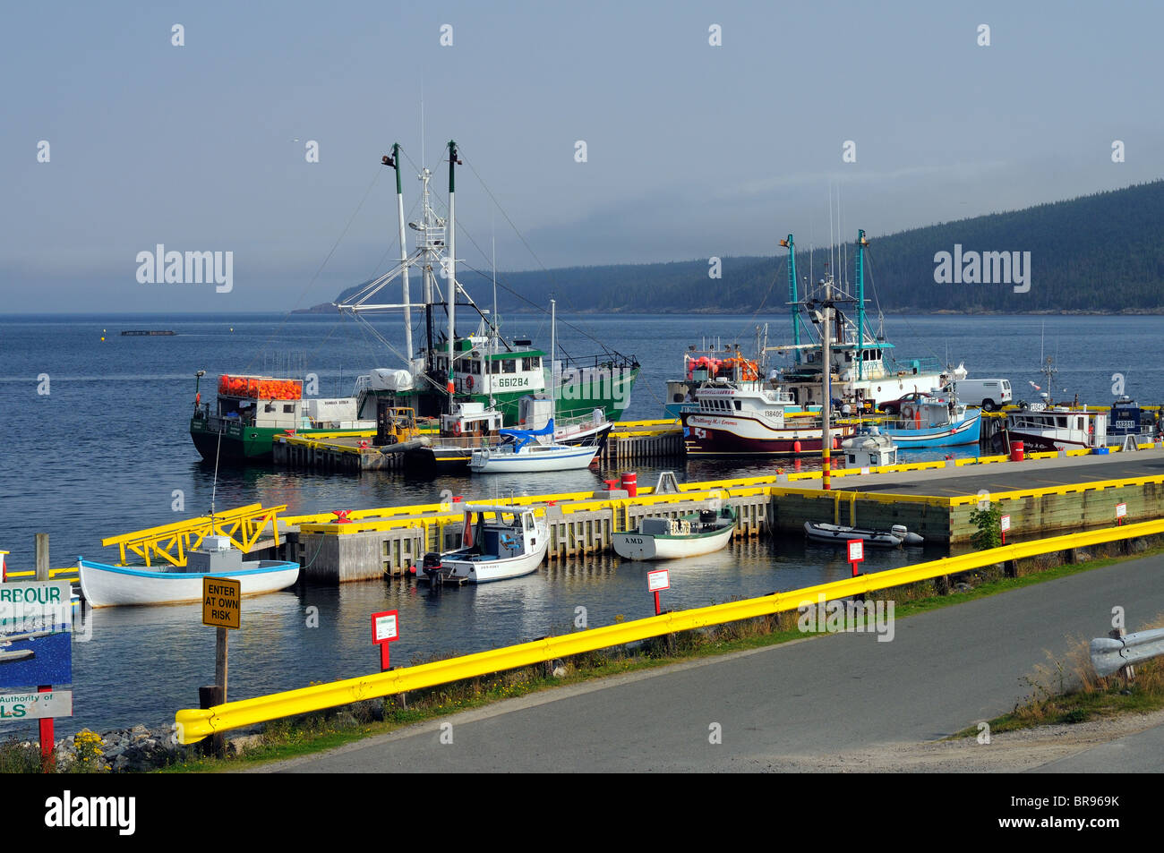 Hannah Boden And Eagle Eye ll Swordfish Boats In Bay Bulls Stock Photo
