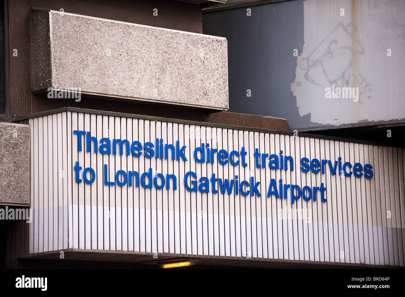 Thameslink Direct Trains To Gatwick Airport Stock Photo Alamy