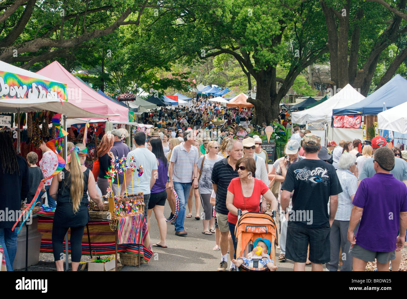 Country Markets in Bangalow NSW Australia Stock Photo, Royalty Free