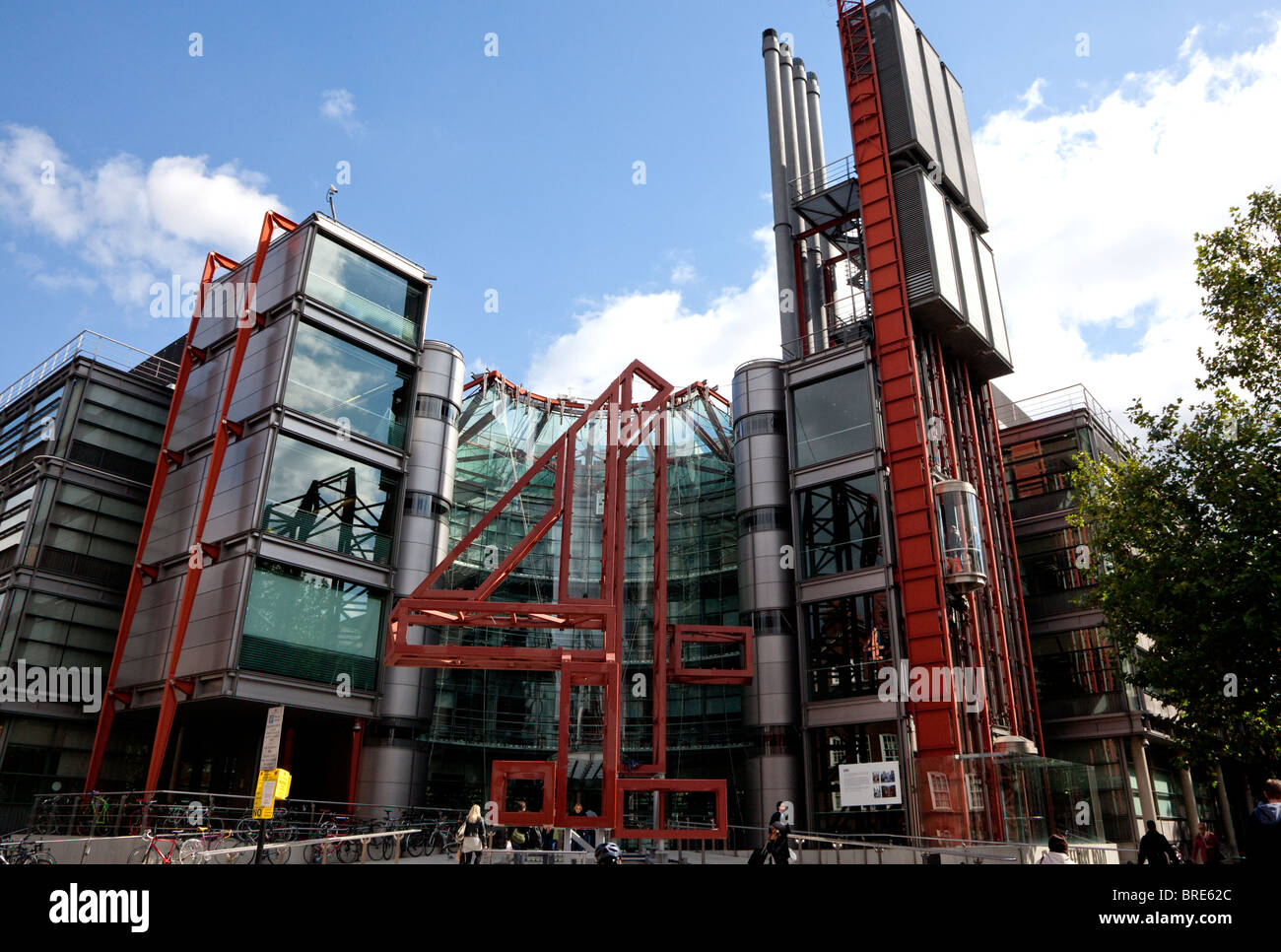 Channel Four Television Building, Westminster, London Stock Photo ...