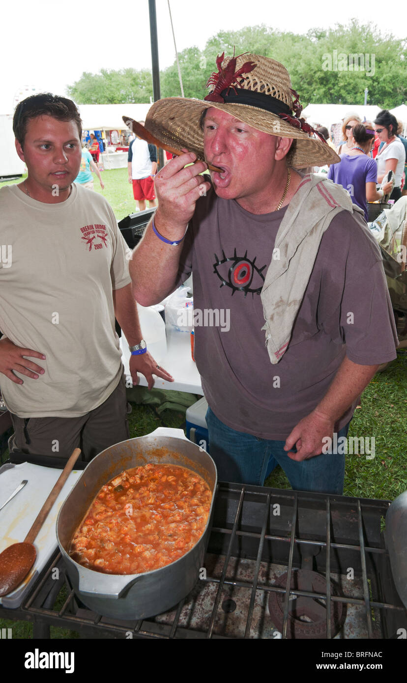 Louisiana, Cajun Country, Breaux Bridge, annual Crawfish Festival Stock