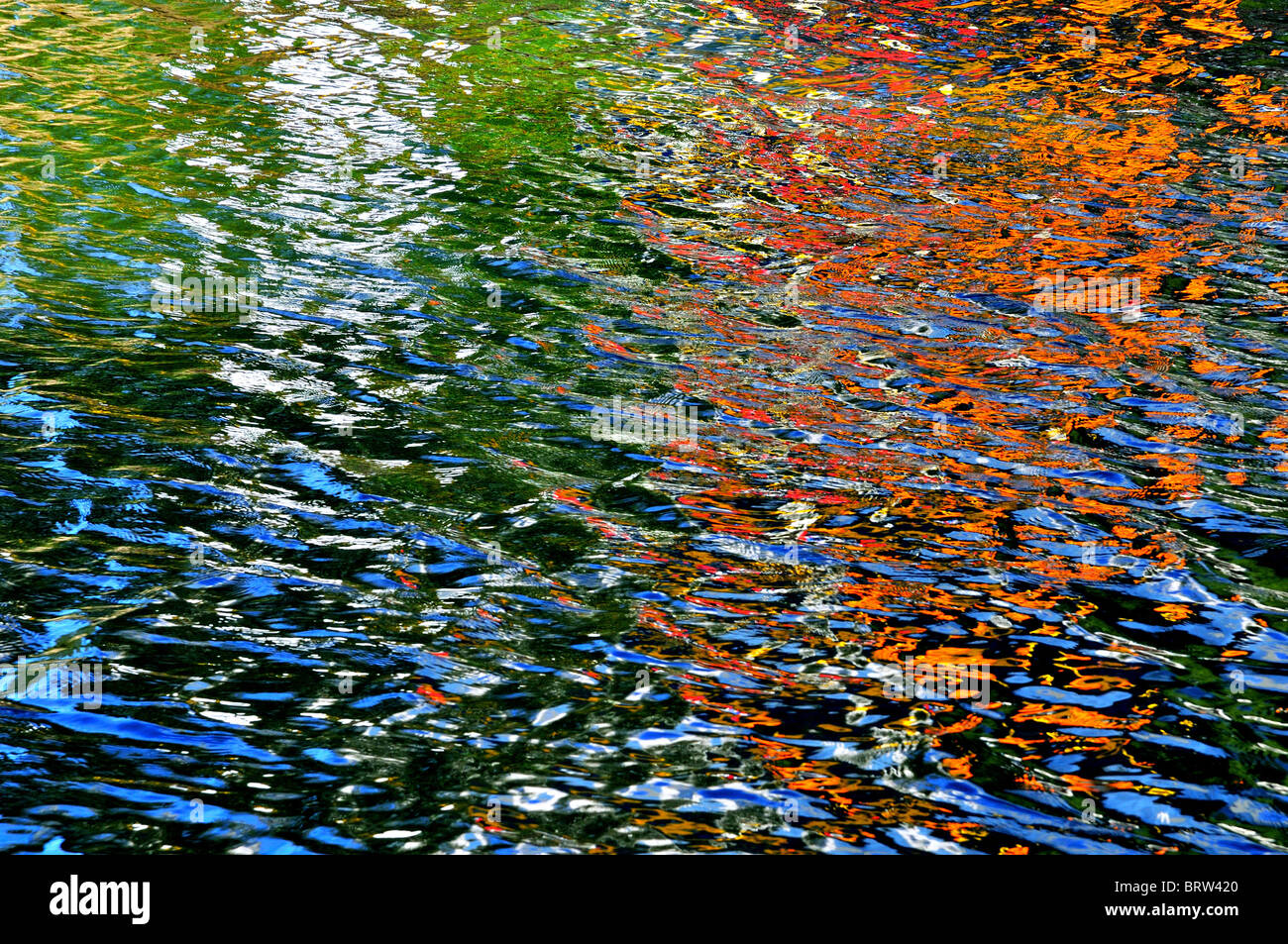 rippling water