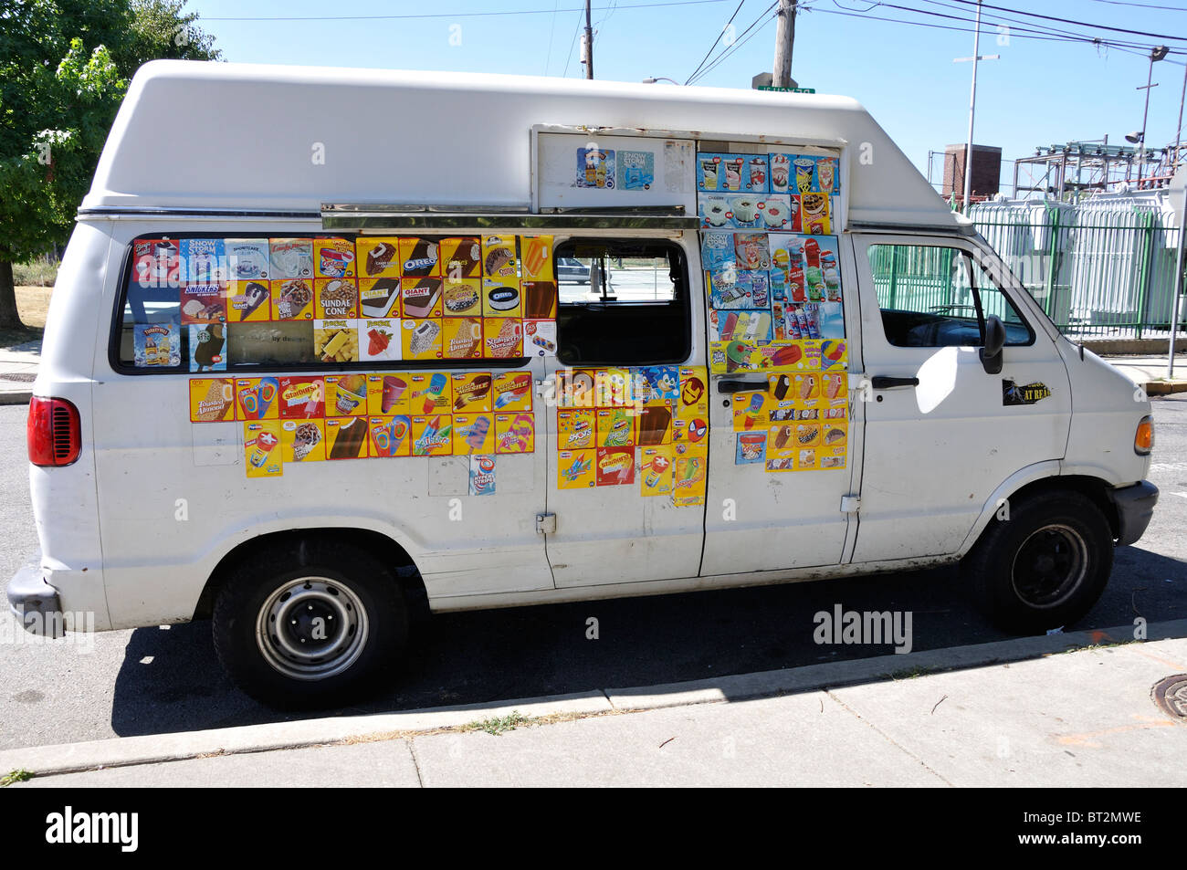 Ice cream truck, Philadelphia, Pennsylvania, USA Stock Photo, Royalty