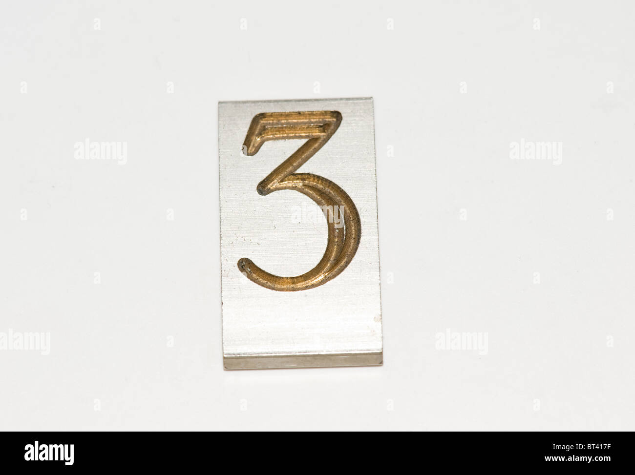 Number used for engraving Stock Photo, Royalty Free Image 32050915 Alamy