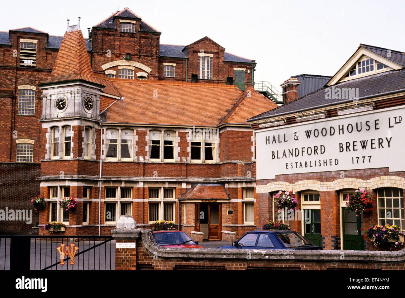 Hall and Woodhouse Brewery, Blandford Forum Dorset England English Stock Photo 32067160 Alamy