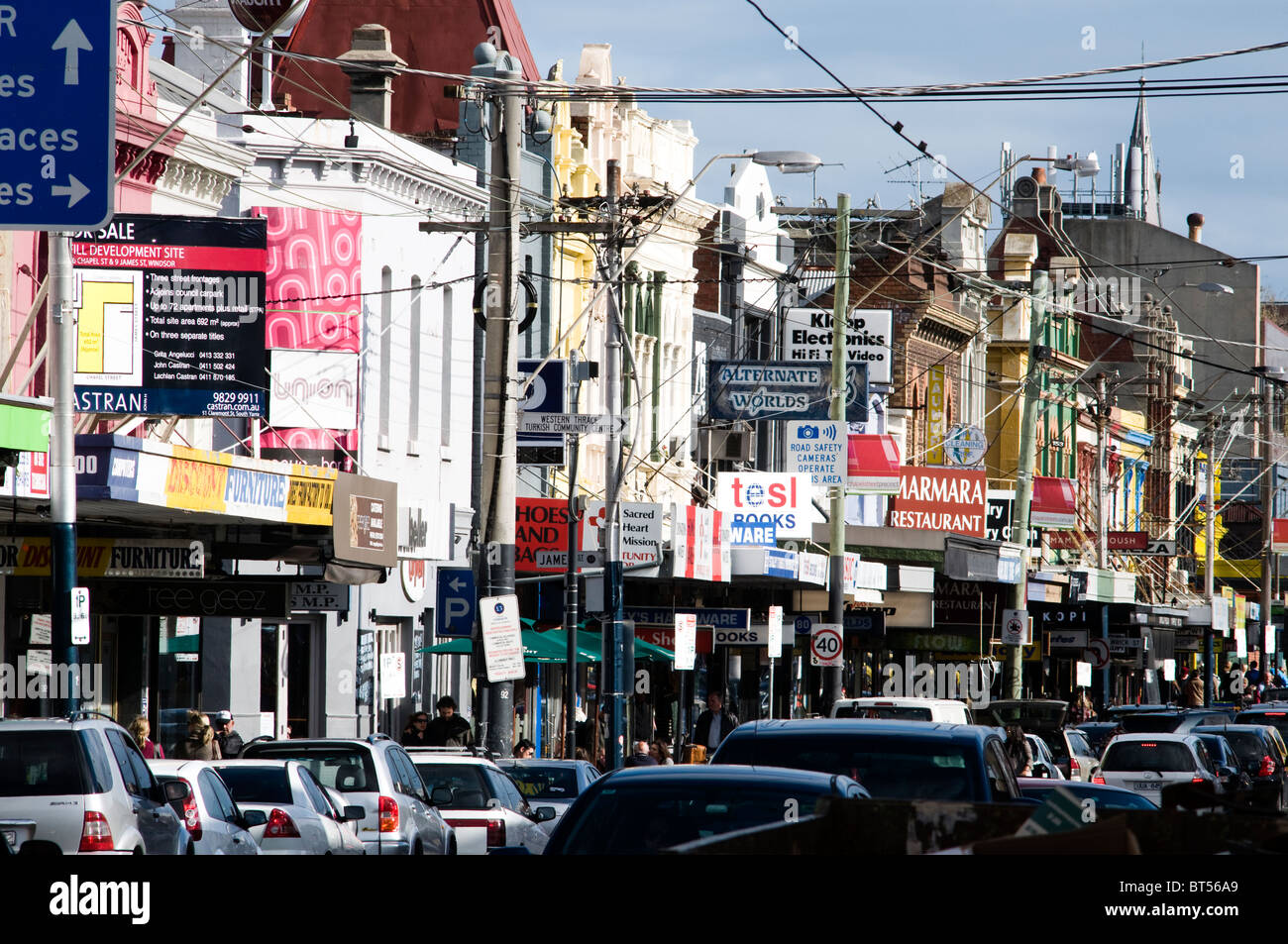 chapel street prahran melbourne, victoria, australia Stock Photo, Royalty Free Image 32076865