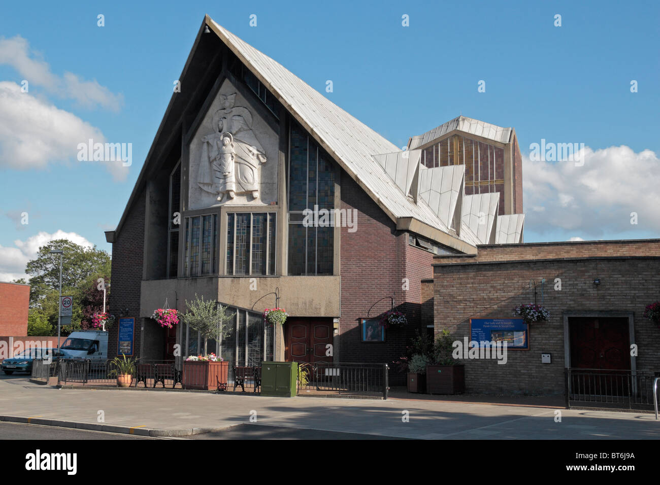 Our Lady & St Josephs Roman Catholic Church on the Uxbridge Road Stock