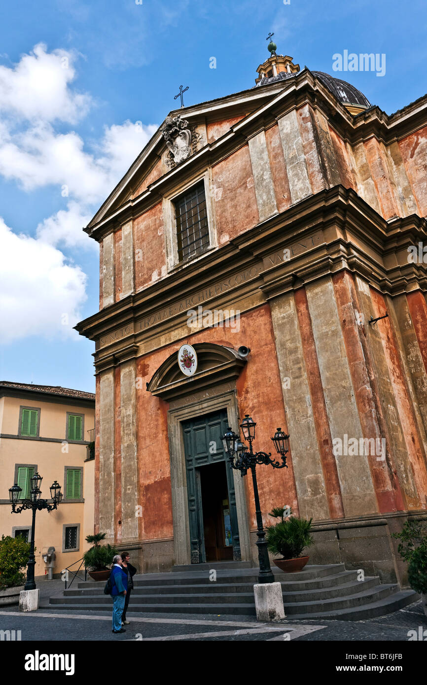 Church Collegiata Parrocchiale Pontificia di San Tommaso da Stock Photo