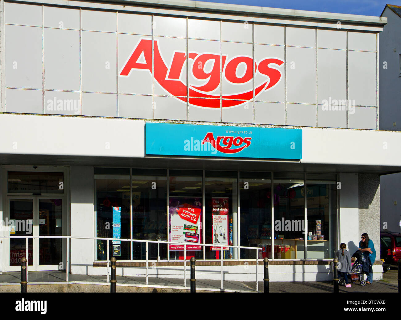 Argos store in falmouth, Cornwall, UK Stock Photo, Royalty Free Image