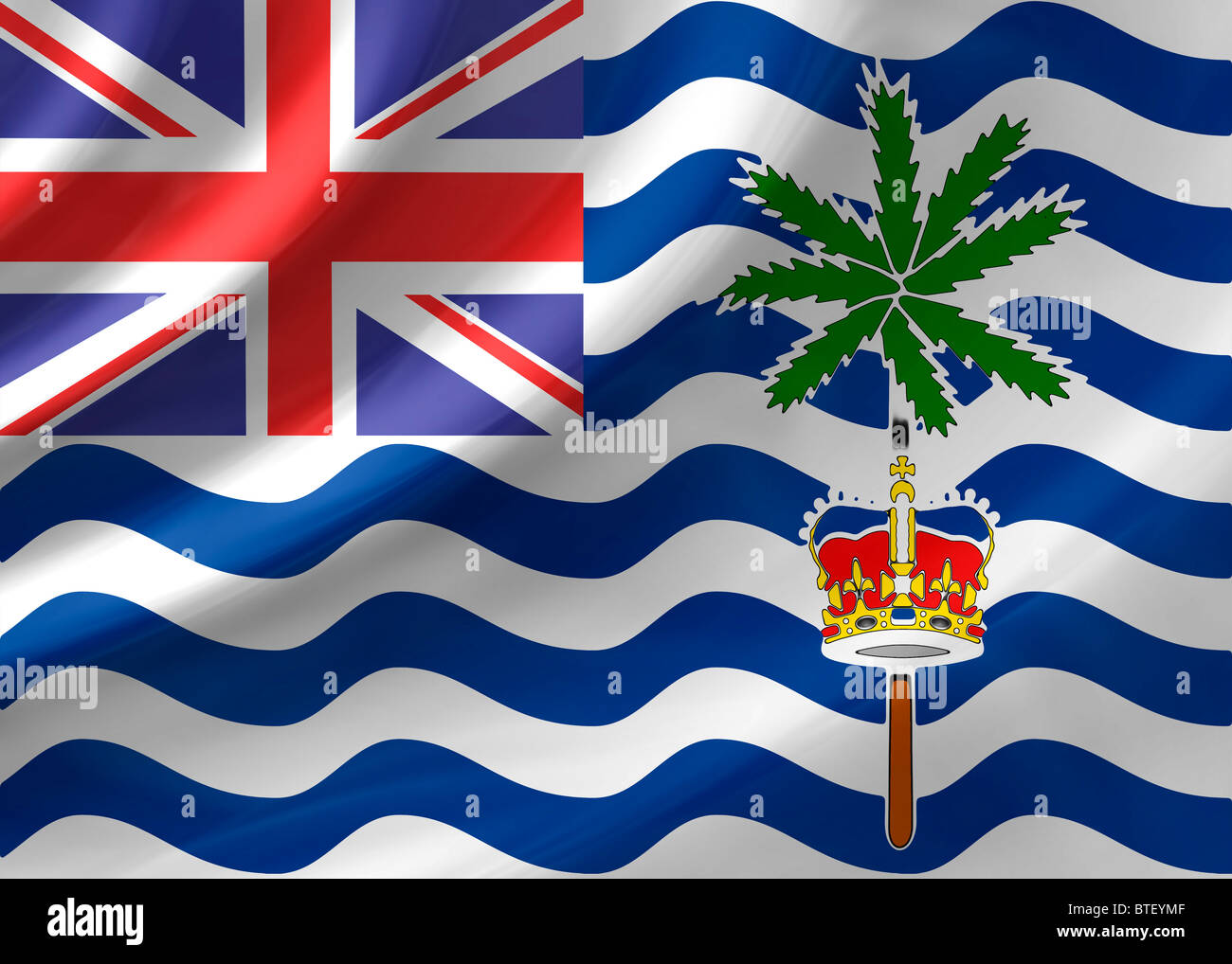 British Indian Ocean Territory Flag Stock Photo Alamy