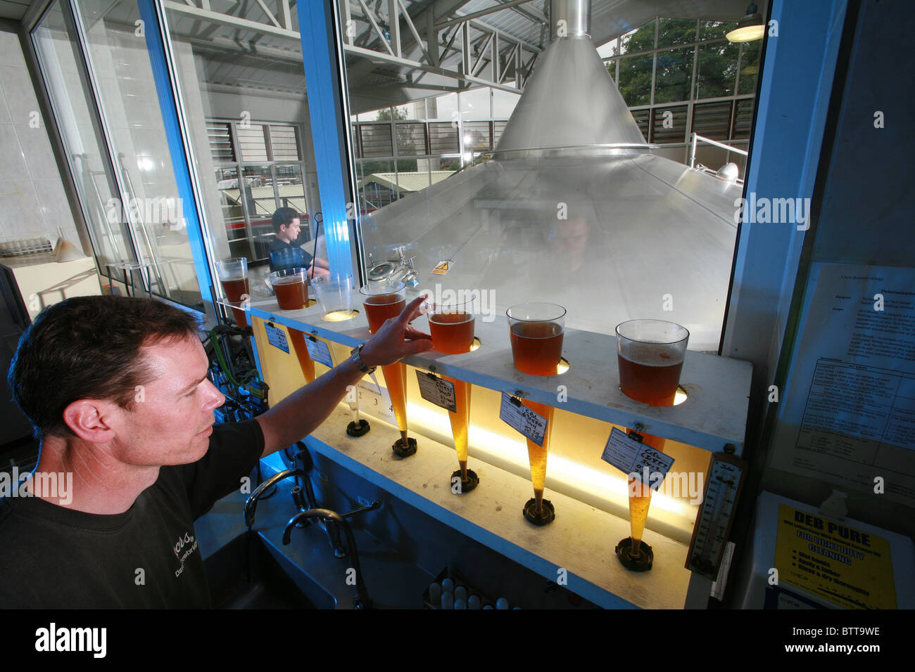 quality control in the brewing industry Stock Photo, Royalty Free Image
