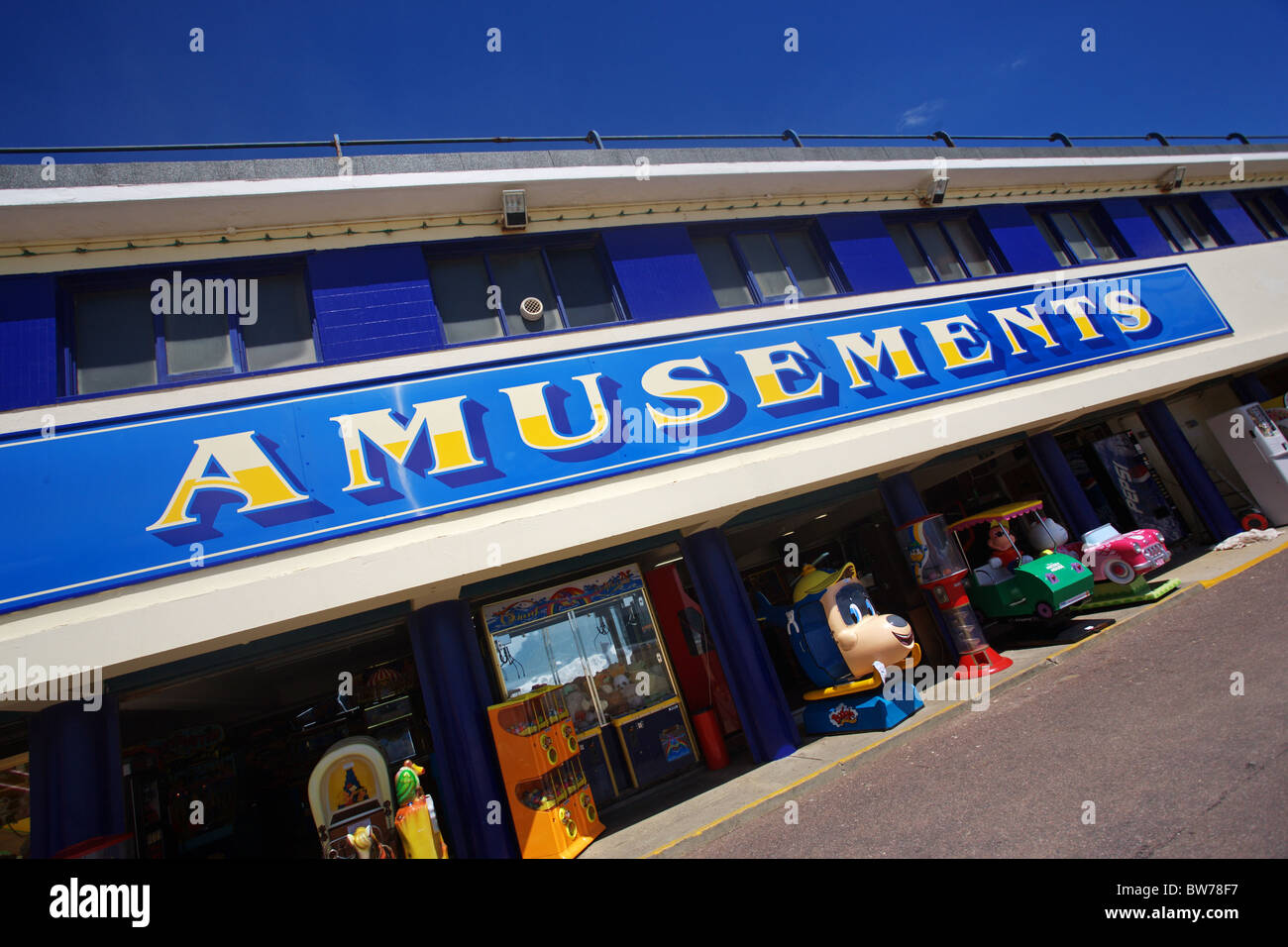 Amusement arcade, Bournemouth seafront, Bournemouth, England Stock Photo, Royalty Free Image