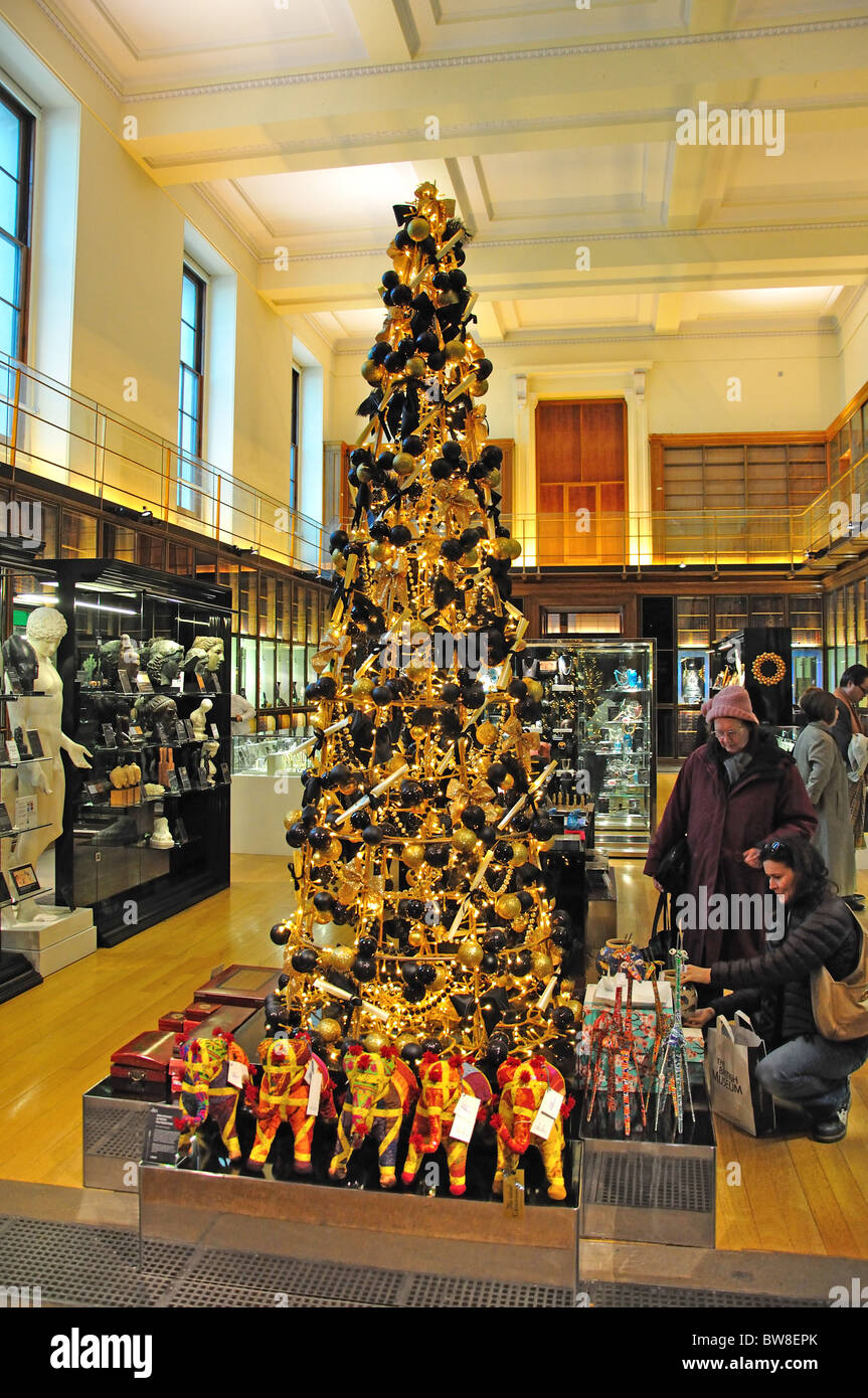 christmas tree in shop the british museum great russell christmas tree in shop the british museum great russell