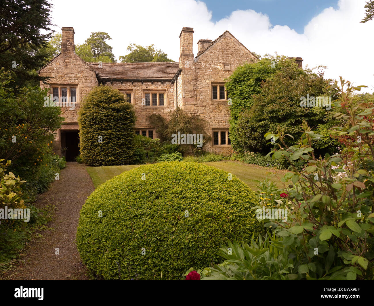 Park Hall the Pendle Heritage Centre in Barrowford in Lancashire Stock