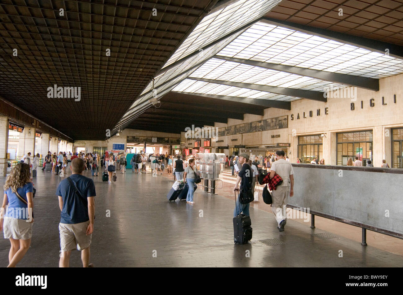 Florence Firenze train station Italy italian ticket office passengers