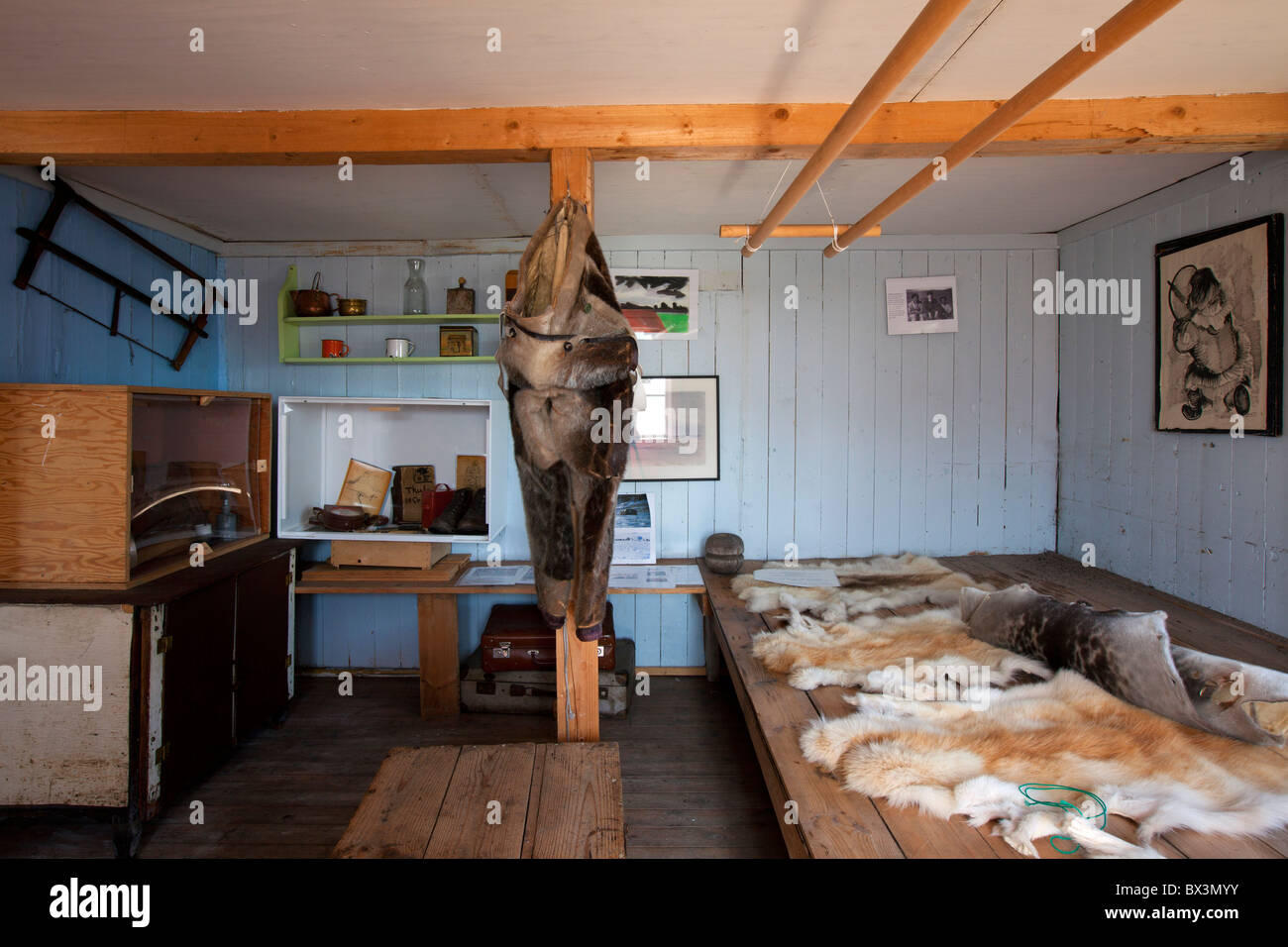 interior of traditional house at the uummannaq museum stock photo interior of traditional house at the uummannaq museum stock photo