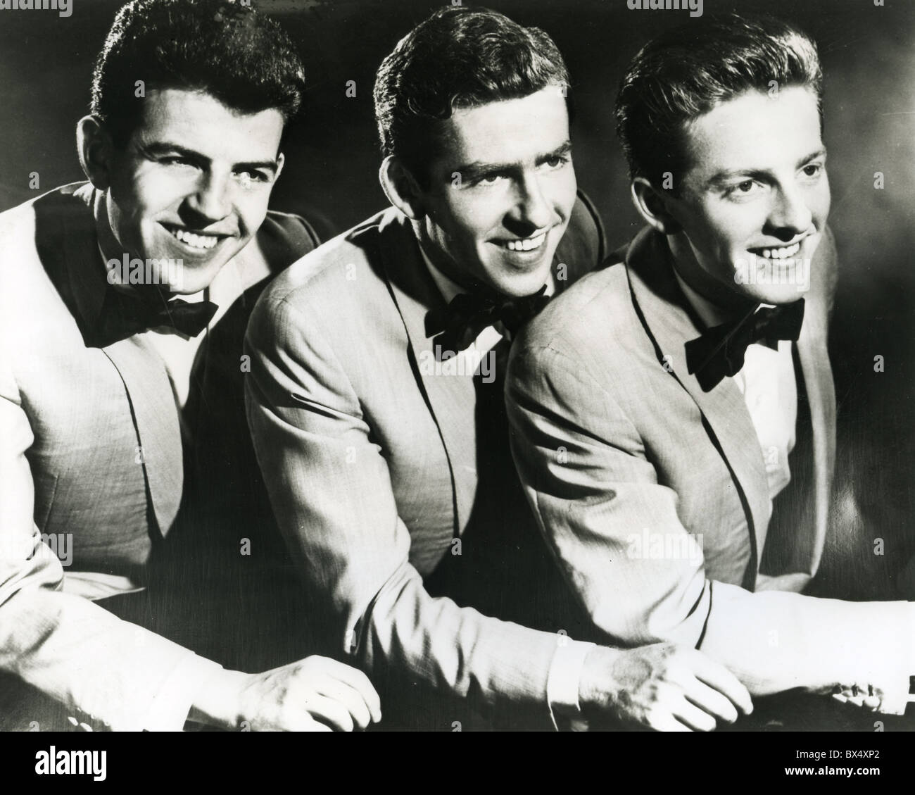THE KING BROTHERS UK pop group in late 50s early 60s Stock Photo