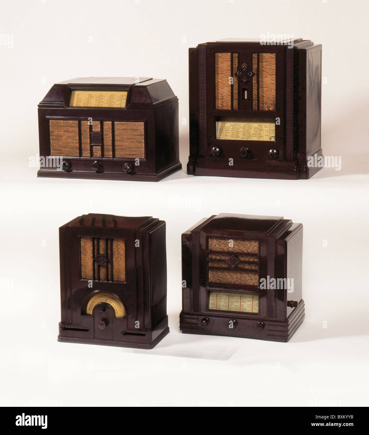 broadcast, radio, radio sets by Telefunken, Germany, 1934, 1930s Stock