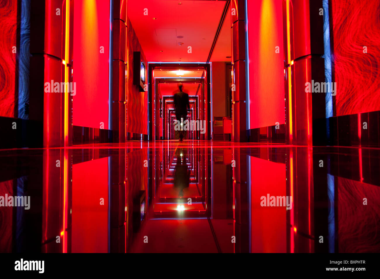 Nightlife, Prague, Czech Republic Stock Photo, Royalty Free Image