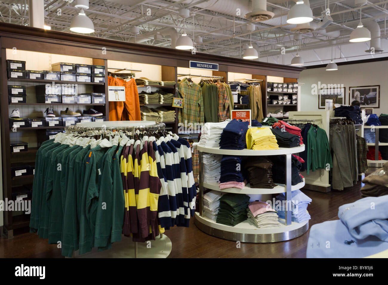 Polo Ralph Lauren store, Chicago Premium Outlets, Aurora, Illinois Stock Photo, Royalty Free ...
