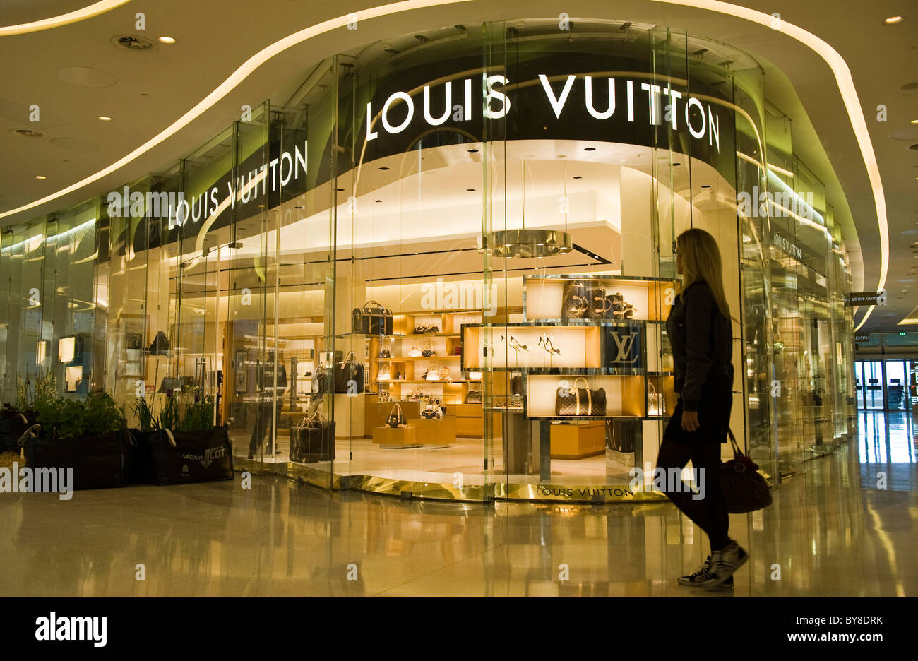 Louis Vuitton shop at Westfield shopping Centre, London UK Stock Photo, Royalty Free Image ...