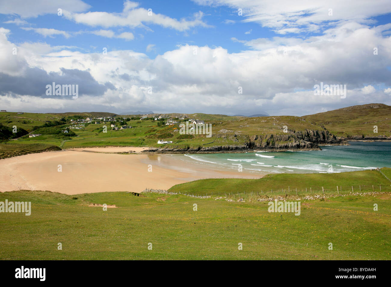 UK Scotland Sutherland Highland Bettyhill Farr Bay Stock Photo, Royalty