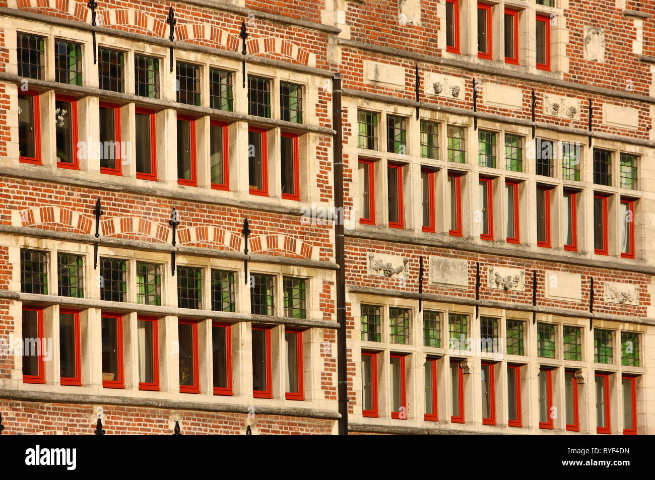 Ghent Gent Belgium Belgian Old Historic History Town City Hi Res Stock