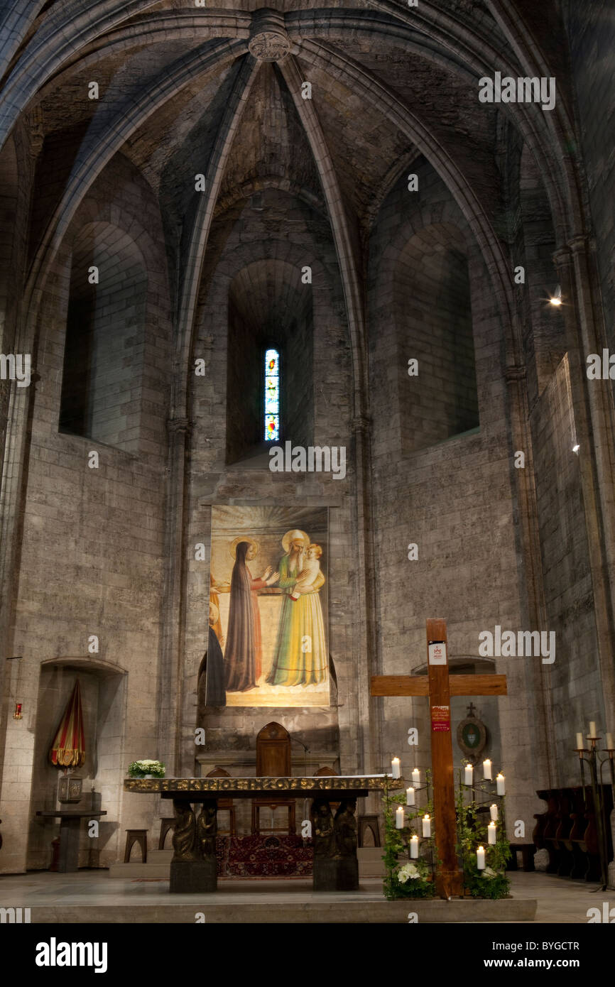 Saint Victor Abbey in Marseille Stock Photo, Royalty Free Image