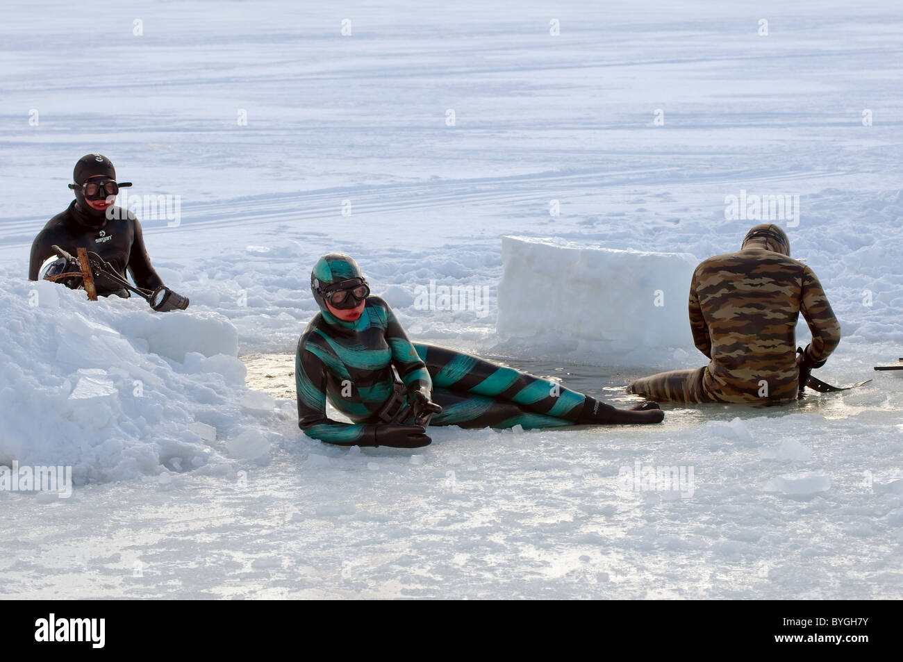 under ice freediving Stock Photo, Royalty Free Image 34170863 Alamy