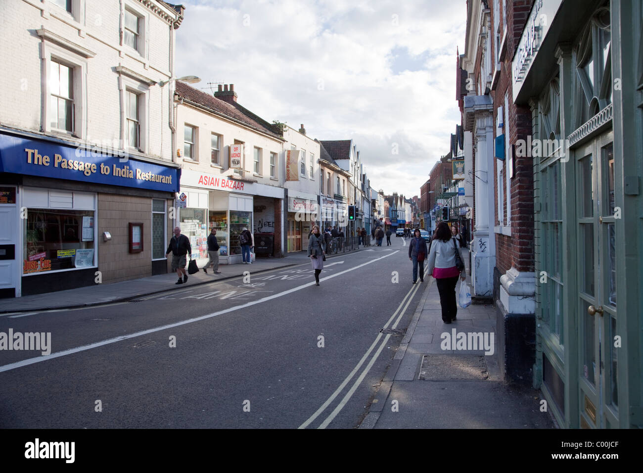 Magdalen Street Norwich Stock Photo, Royalty Free Image 34435199 Alamy