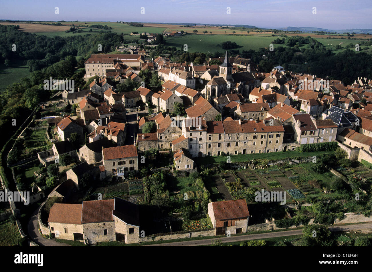 France Cote D Or Flavigny Sur Ozerain Labelled Les Plus Beaux Villages