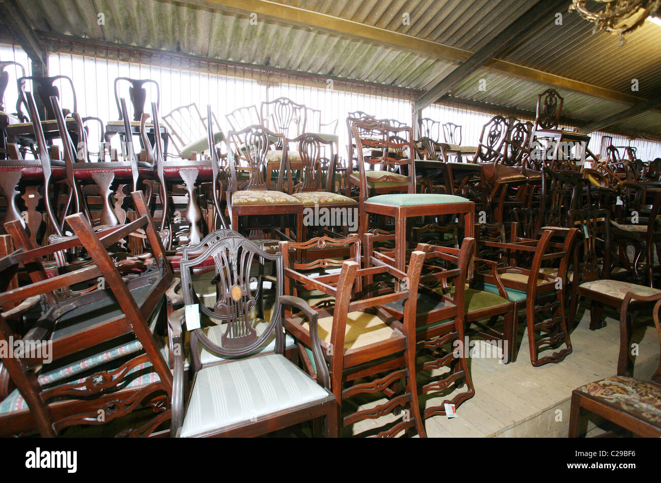 Antiques Warehouse, Hemel Hempstead, United Kingdom. Photojeff Stock