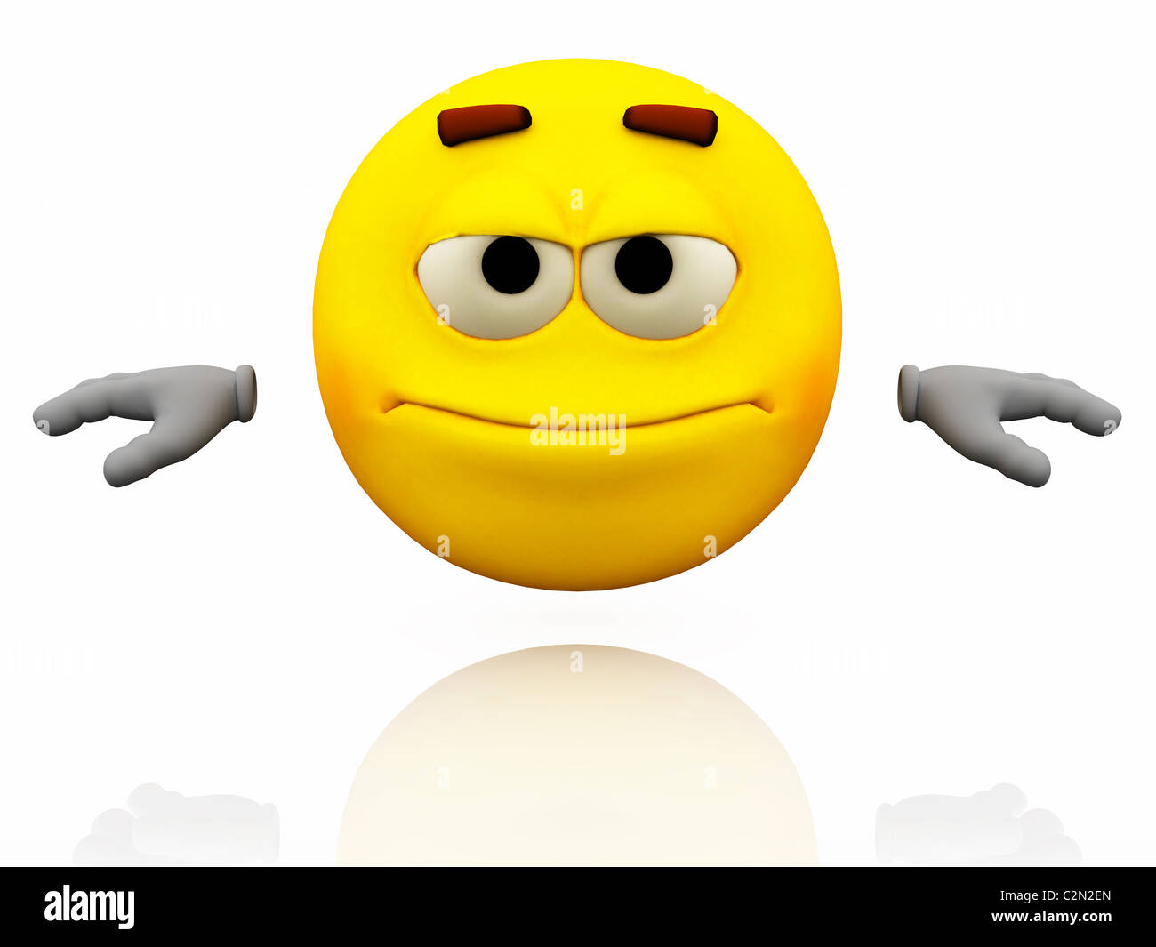 Smiley, Emoticon. Facial expression. Neutral emotional expression on