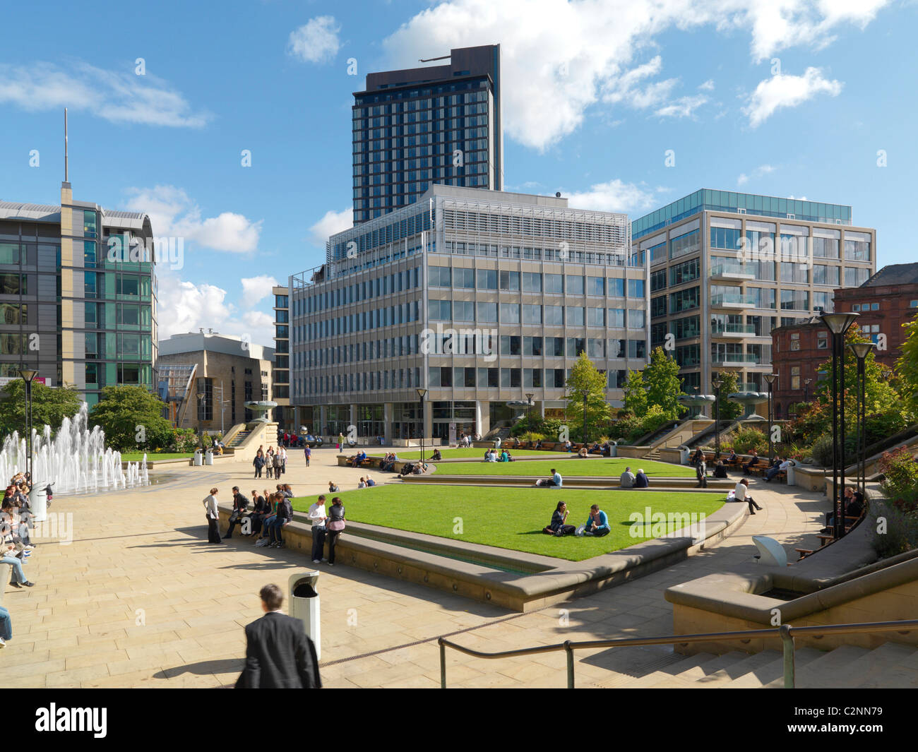 1 St Paul's Place, City centre offices, Sheffield. General view Stock