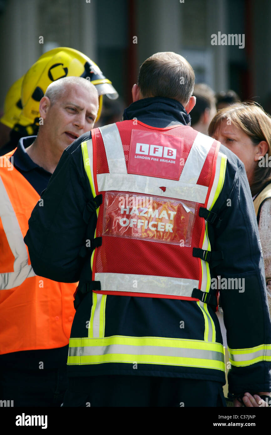 LFB HAZMAT Officer Stock Photo, Royalty Free Image 36433090 Alamy