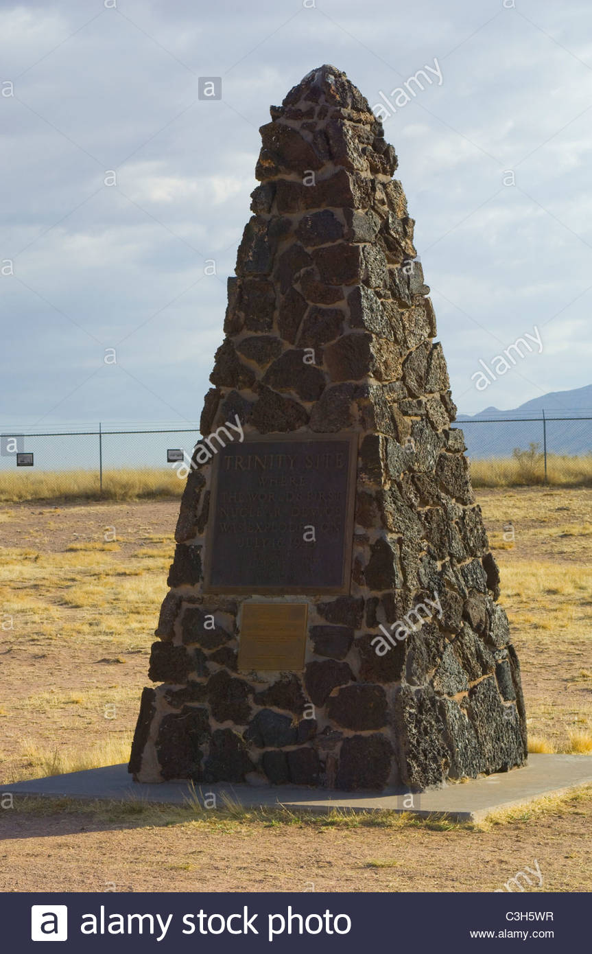 Trinity Site National Historic Site, New Mexico Stock Photo, Royalty