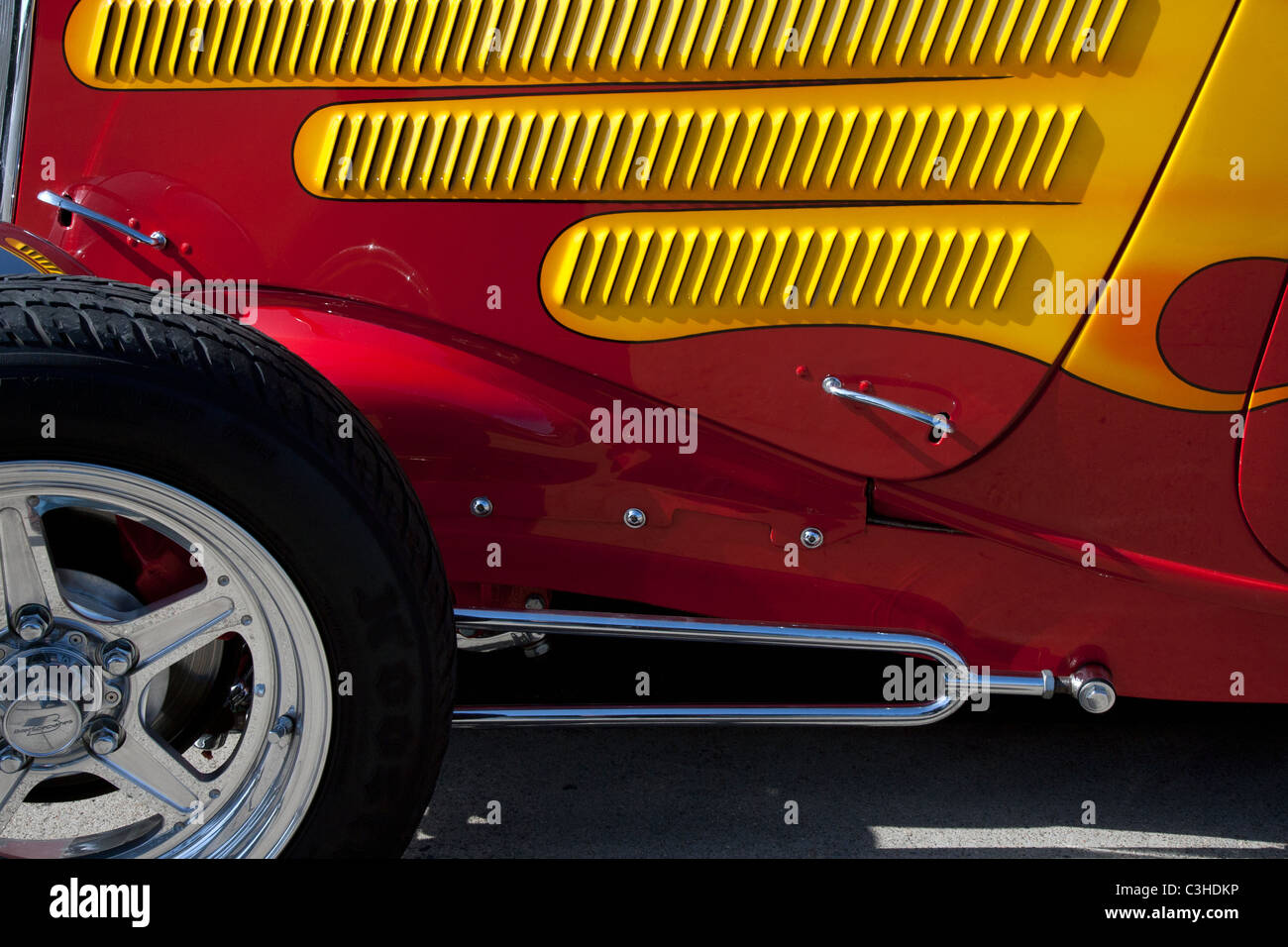 Hot Paint hot rod with custom paint job stock photo, royalty free image Hot Paint hot rod with custom paint job stock photo, royalty free image