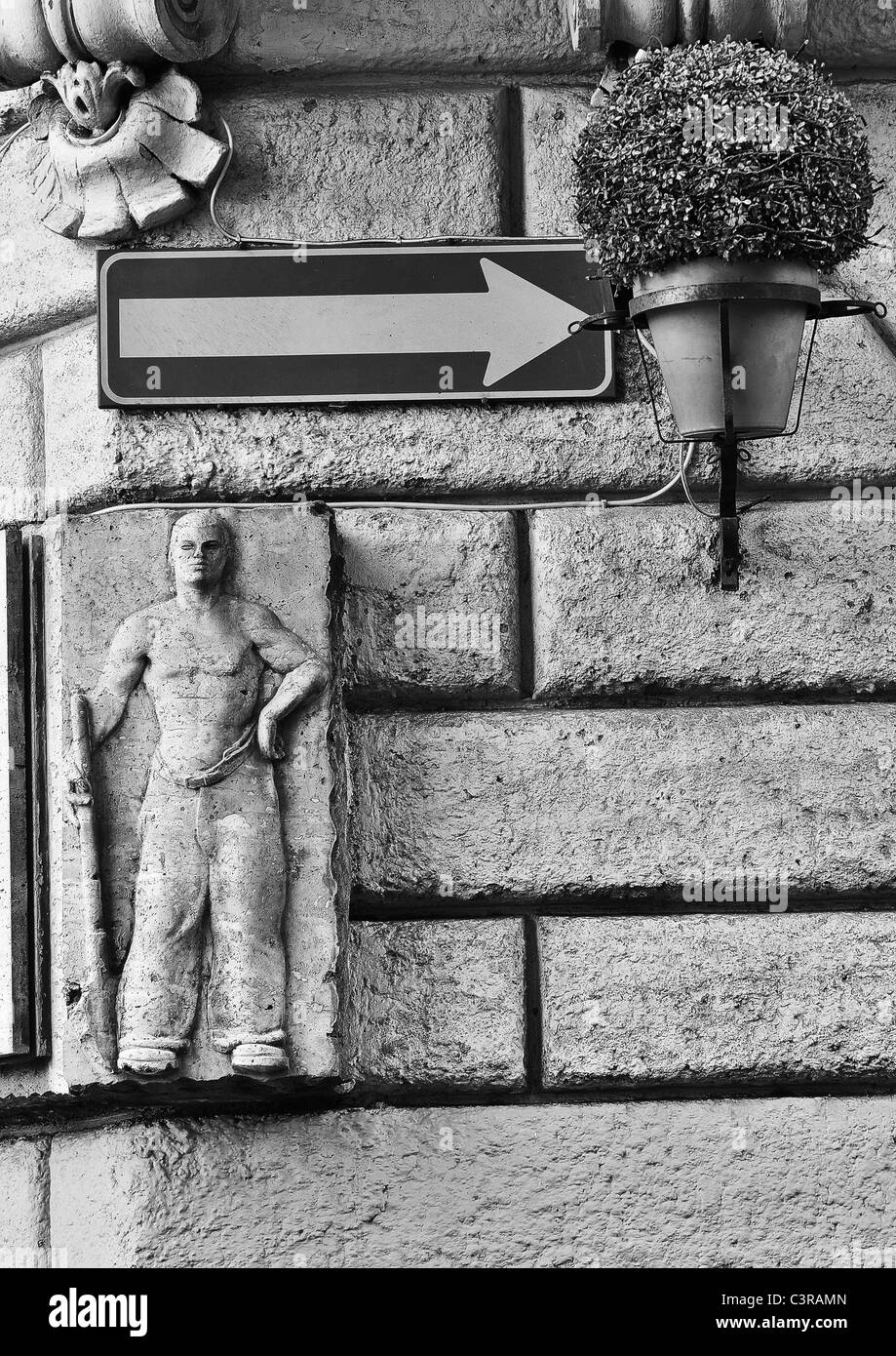 Street signs. Rome Stock Photo, Royalty Free Image 36778021 Alamy