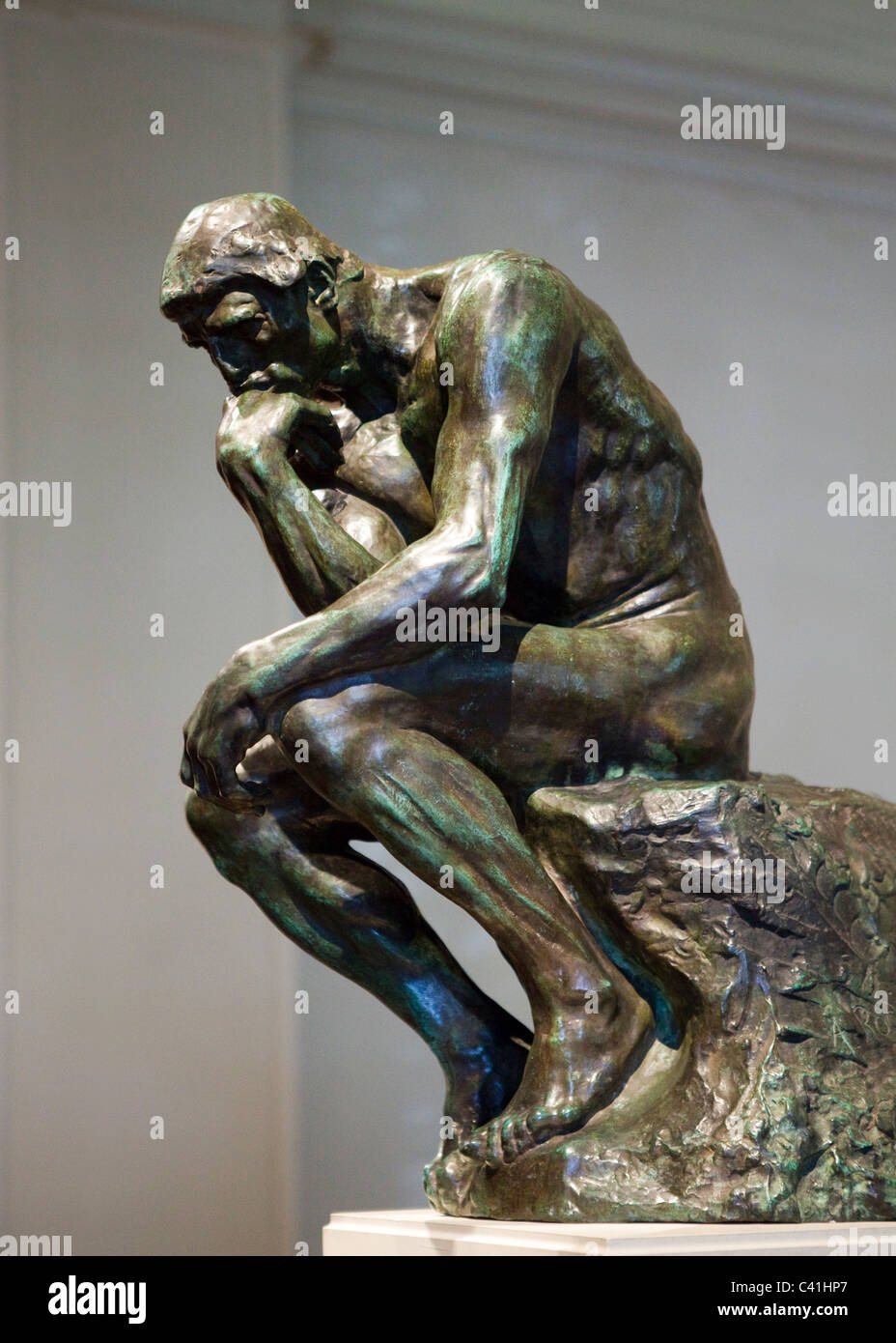 The Thinker (Le Penseur) by Auguste Rodin, 1901 Smithsonian Stock