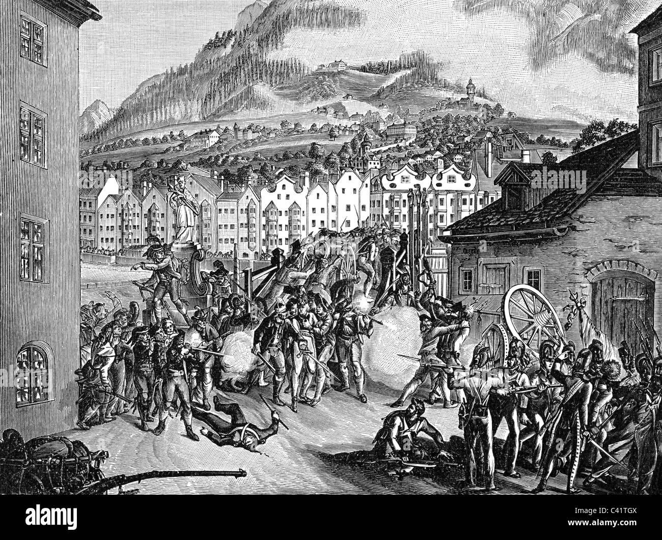 events, War of the Fifth Coalition 1809, Tyrolean Rebellion, storming