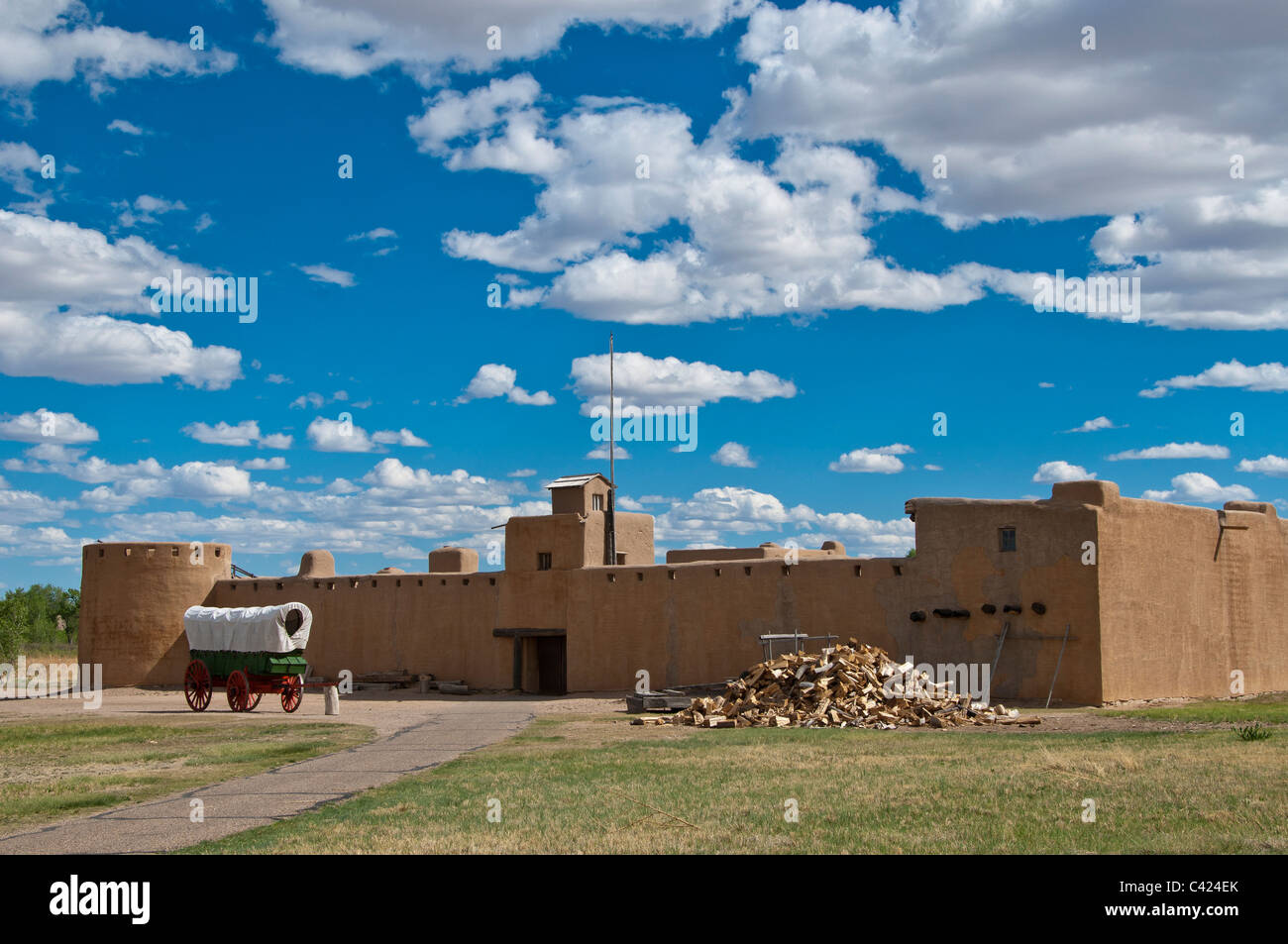 Outside, Bent's Old Fort National Historic Site, La Junta, Colorado