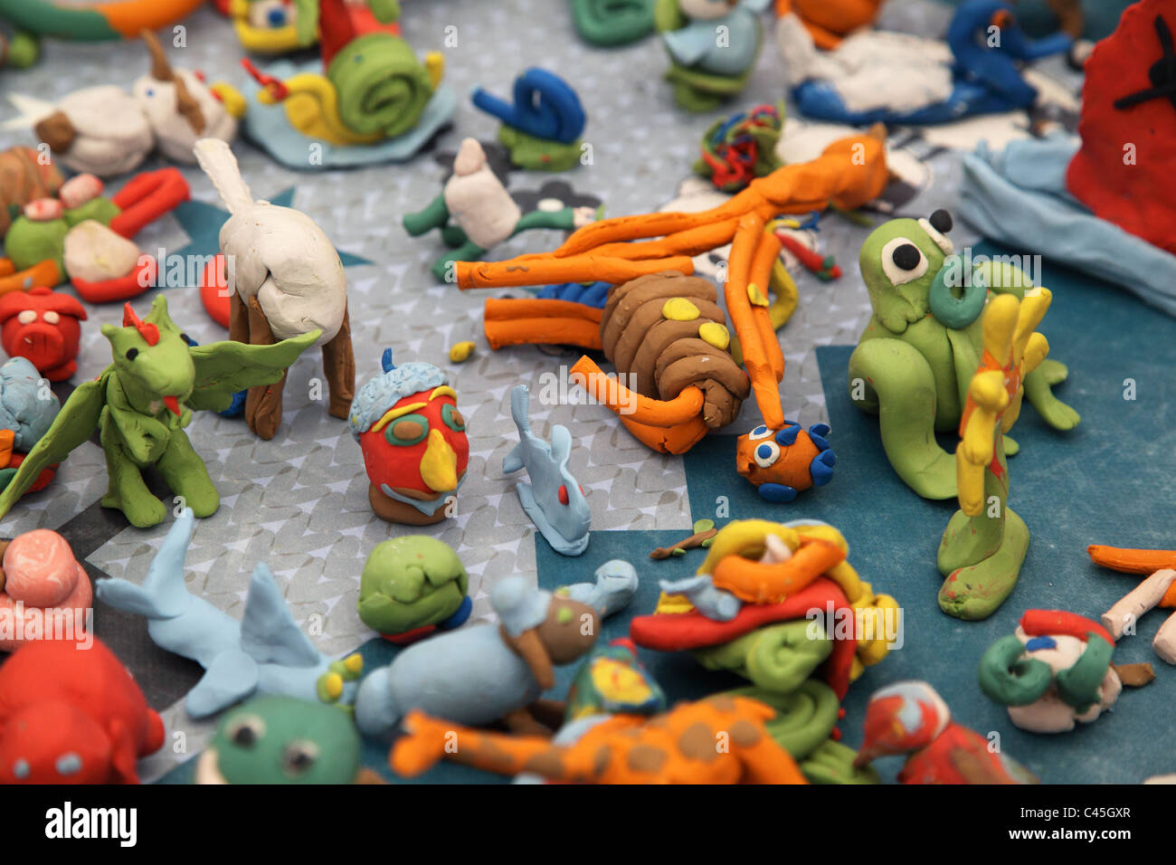 molding clay figures Stock Photo, Royalty Free Image 37002415 Alamy