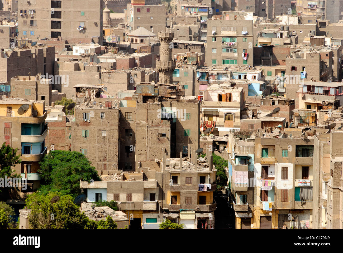 Buildings Cairo, Lower Egypt Stock Photo, Royalty Free Image