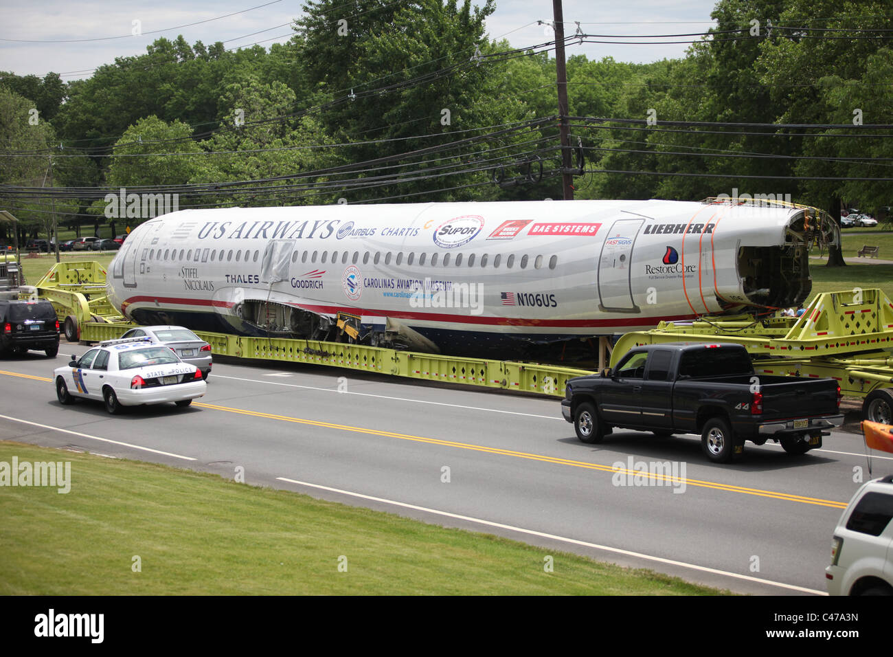Remains U S Airways Airbus Flight 1549 landed Hudson River January