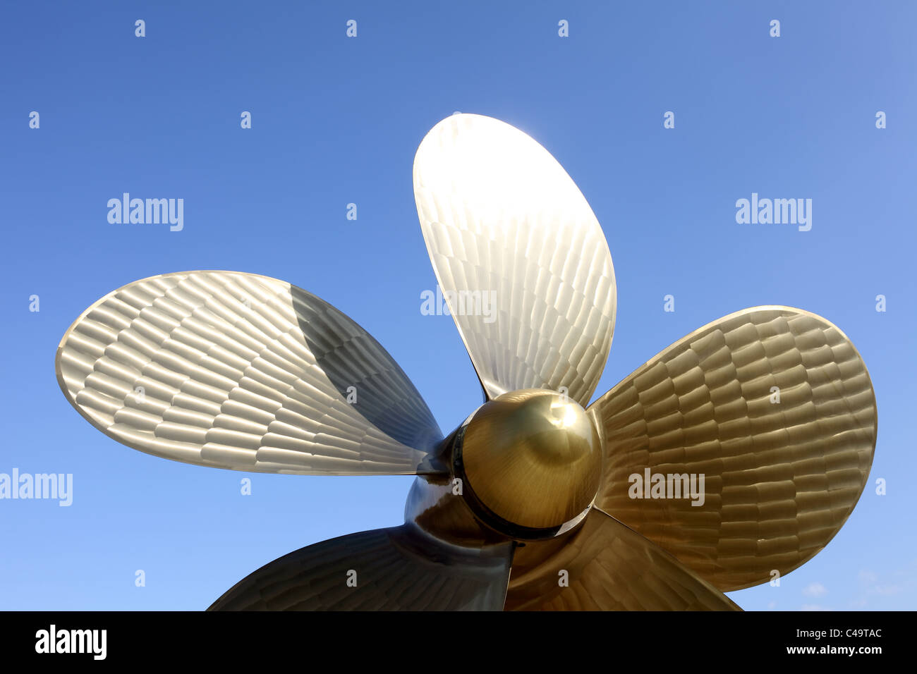 Screw Propeller For A Ship Stock Photo Alamy