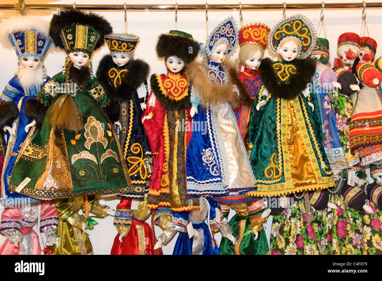 Russia , St Petersburg , souvenir shop or store for tourists Stock